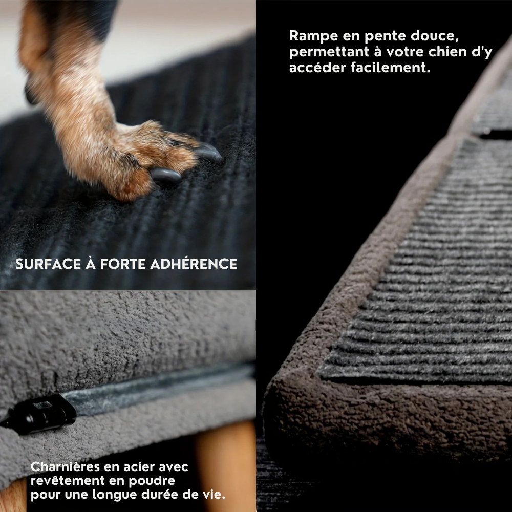 Rampe repliable 2 en 1 pour chien